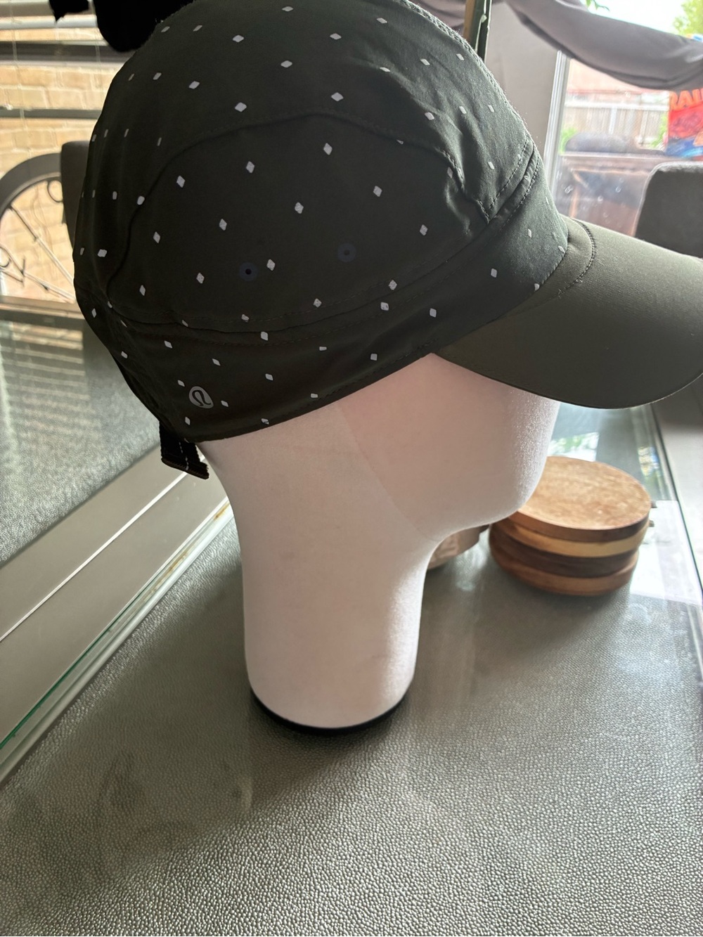 lululemon athletica Olive Green Reflective Dot Running Cap